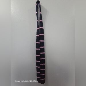 Ralph Lauren Blue and Pink Knit Tie